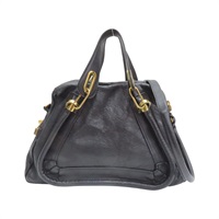 黑色 牛皮 Paraty 兩用包【Chloe 克羅伊】