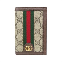 棕色 GG Supreme帆布 Ophidia Passport case 護照套【GUCCI 古馳】 795158