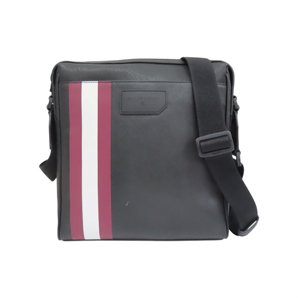 黑色牛皮 Trainspotting 肩背包 6224073【BALLY 巴利】 6224073