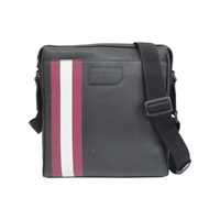 黑色牛皮 Trainspotting 肩背包 6224073【BALLY 巴利】 6224073