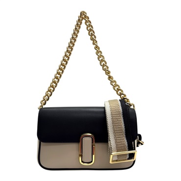 黑色 米色 皮革 The J Marc 肩背包 金和 【MARC JACOBS 馬克·雅各布斯】 H966L01PF22