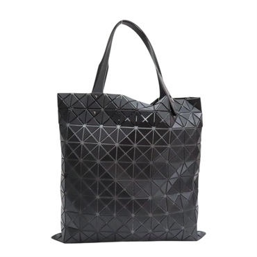 黑色 PVC塗層帆布 PRISM MATTE TOTE BAG 手提包【BAO BAO ISSEY MIYAKE 三宅一生】 BB38-AG503