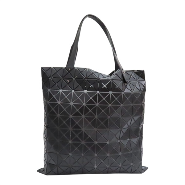 黑色 PVC塗層帆布 PRISM MATTE TOTE BAG 手提包【BAO BAO ISSEY MIYAKE 三宅一生】 BB38-AG503