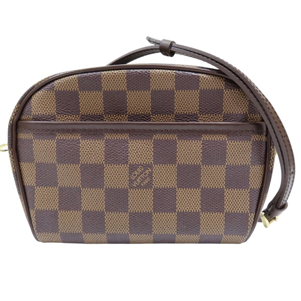 棕色 棋盤格 PVC塗層帆布 Pochette Ipanema 肩背包【LOUIS VUITTON LV 路易威登】 N51296