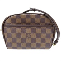 棕色 棋盤格 PVC塗層帆布 Pochette Ipanema 肩背包【LOUIS VUITTON LV 路易威登】 N51296