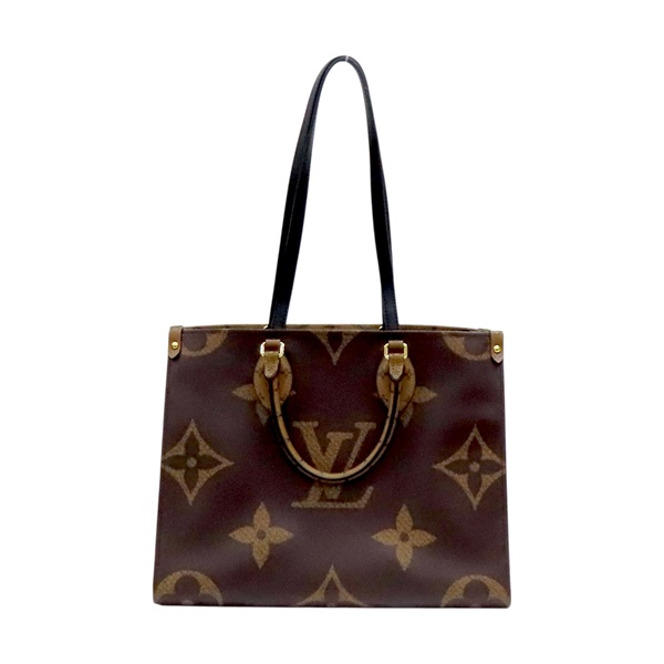 深淺棕色 原花帆布 OnTheGo MM 兩用包【LOUIS VUITTON LV 路易威登】 M45321