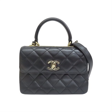 黑色羊皮 Trendy 兩用包 A92236【CHANEL 香奈兒】 A92236