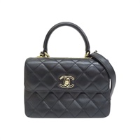 黑色羊皮 Trendy 兩用包 A92236【CHANEL 香奈兒】 A92236