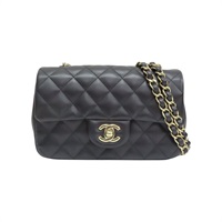 黑色 菱格紋 羊皮 COCO 20 鍊帶 肩背包 無卡【CHANEL 香奈兒】 A69900