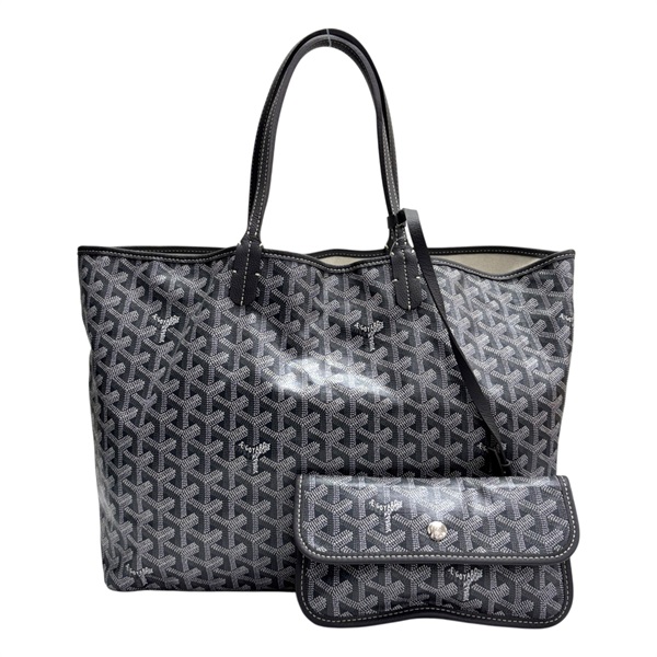 灰色 帆布 Saint Louis PM 托特包 肩背包 【GOYARD 高雅德】 STLOUIPMLTY09CL09P