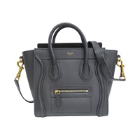 黑色牛皮 Nano Luggage 冏 兩用包 189243HSC【CELINE 賽琳】 189243HSC