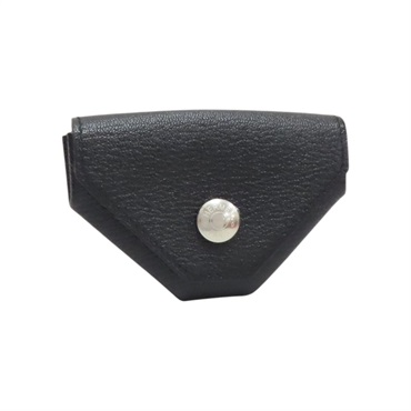 黑色 Chevre皮革 Le 24 硬幣盒 零錢包 Y刻【HERMES 愛馬仕】 043103CK