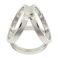 銀色 鍍銀 絲巾環【HERMES 愛馬仕】