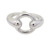 銀色鍍銀 絲巾釦【HERMES 愛馬仕】