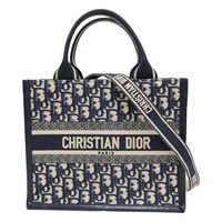 藍色 提花帆布 Book Tote 小型托特包 手提包【Dior 迪奧 】 M1325CZBB