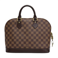 棕色 棋盤格 帆布 Alma PM 手提包 N53151【LOUIS VUITTON LV 路易威登】 N53151