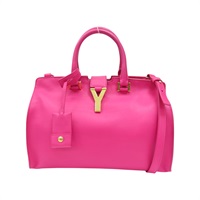 粉色 牛皮 Y Cabas 兩用包【SAINT LAURENT YSL 聖羅蘭 】 311210