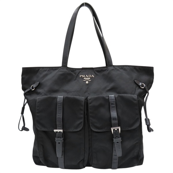 黑色 尼龍 托特包【PRADA 普拉達】 81748