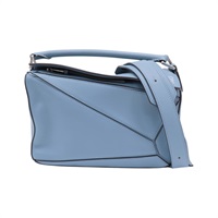 藍色 牛皮 Puzzle 兩用包【LOEWE 羅威】 322.30.K79