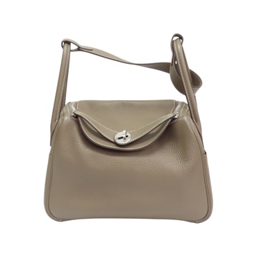 大象灰 Togo牛皮 Lindy 26 肩背包 Z刻 銀釦【HERMES 愛馬仕】