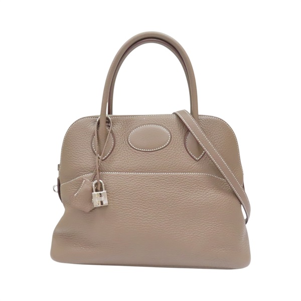 大象灰 Taurillon牛皮 Bolide 31 兩用包 口R刻【HERMES 愛馬仕】