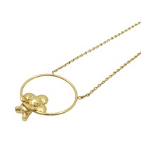 金素 金屬 VIVIENNE 項鏈【LOUIS VUITTON LV 路易威登】 M00799