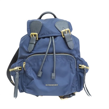 藍色尼龍 The Rucksack 後背包 40166241 (拉片缺失)【BURBERRY 巴寶莉】 40166241