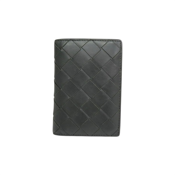 黑色 編織牛皮 卡夾 名片夾 749417VCPQ6【BOTTEGA VENETA BV 寶緹嘉】 749417VCPQ6