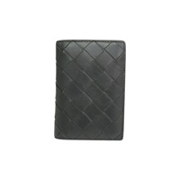 黑色 編織牛皮 卡夾 名片夾 749417VCPQ6【BOTTEGA VENETA BV 寶緹嘉】 749417VCPQ6