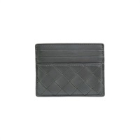 黑色 編織牛皮 Intrecciato Credit 卡夾 名片夾 743209VCPQ【BOTTEGA VENETA BV 寶緹嘉】 743209VCPQ