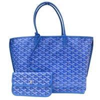 藍色 PVC帆布 Anjou PM 雙面托特包【GOYARD 高雅德】