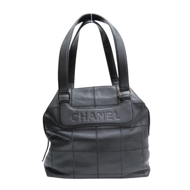 黑色牛皮 Chocolate bar 手提包【CHANEL 香奈兒】