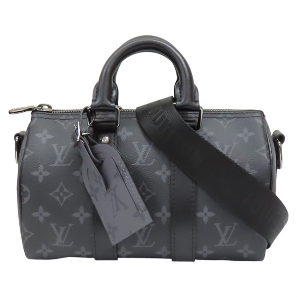 黑色 原花帆布 Keepall Bandouliere 25 兩用包 M46271【LOUIS VUITTON LV 路易威登】 M46271