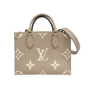 斑鳩灰色 牛皮 OnTheGo PM 兩用包 M45779【LOUIS VUITTON LV 路易威登】 M45779