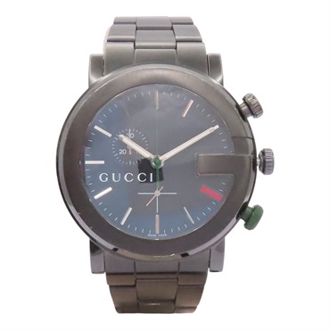 黑色錶盤 不鏽鋼 G-Chrono 腕錶【GUCCI 古馳】 YA101331