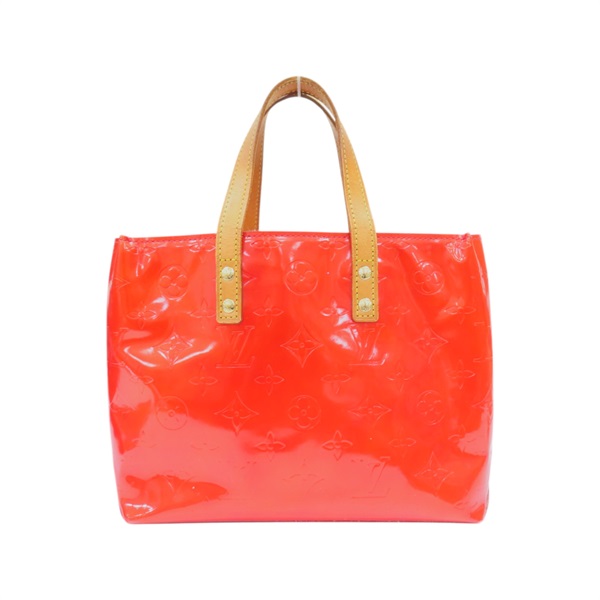 紅色 原花壓紋 漆皮 Vernis Lead PM 手提包 變色【LOUIS VUITTON LV 路易威登】 M91990