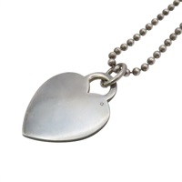 925純銀 愛心吊牌 項鍊【Tiffany & Co 蒂芬妮】