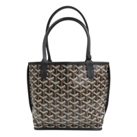 黑色 帆布 Anjou Mini 肩背包【GOYARD 高雅德】