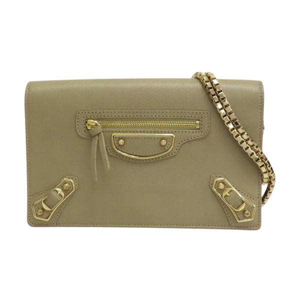 灰色 牛皮 肩背包【BALENCIAGA 巴黎世家】 444169