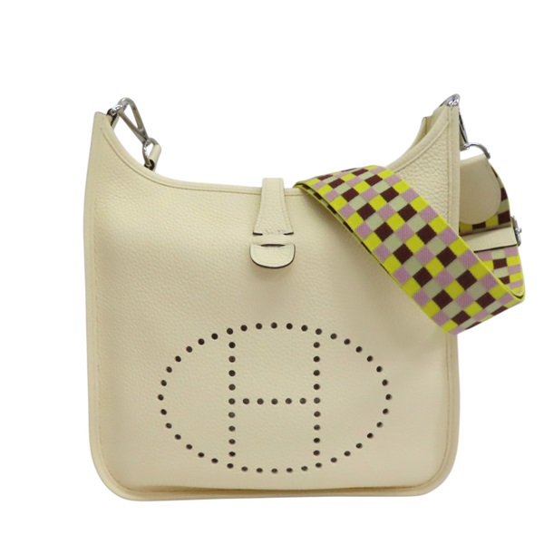 奶油白 TC牛皮 Evelyne Poche 29 肩背包 H083434CKAE U刻【HERMES 愛馬仕】 H083434CKAE