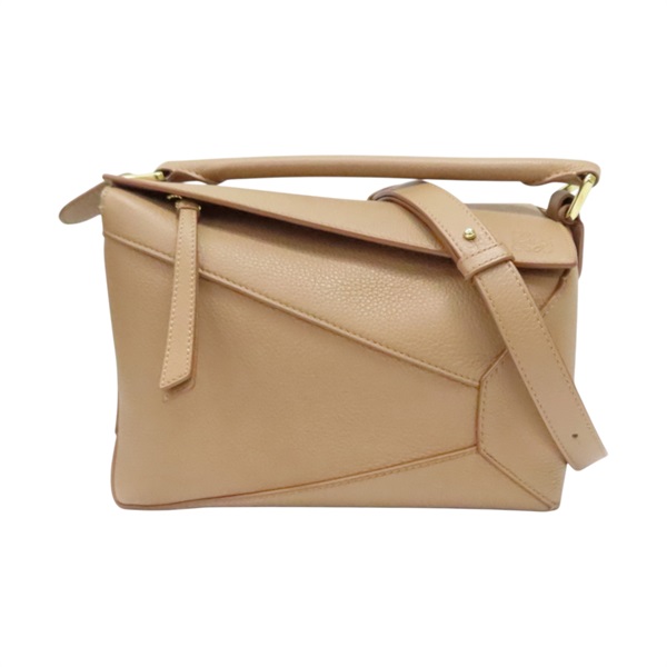 棕色 牛皮 Puzzle small 肩背包【LOEWE 羅威】
