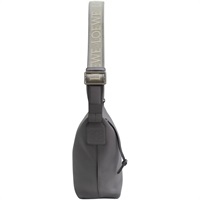瀝青灰色牛皮 CUBI CROSSBODY 肩背包【LOEWE 羅威】