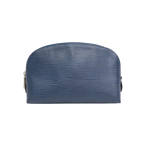 藍色 EPI 水波紋 牛皮 Cosmetic Pouch 手拿包 M40638【LOUIS VUITTON LV 路易威登】 M40638