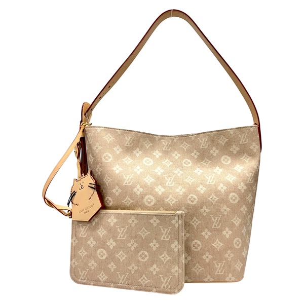 米色 Meowgram 塗層帆布 All In GM Grace Coddingon 肩背包 金和 【LOUIS VUITTON LV 路易威登】 M25727