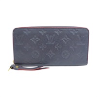 深藍色 原花牛皮 Zippy 拉鍊長夾 M62121【LOUIS VUITTON LV 路易威登】 M62121
