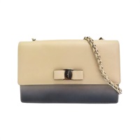 卡其色 牛皮 Ginny Vara 肩背包【Salvatore Ferragamo 費拉格慕】 21E480/20