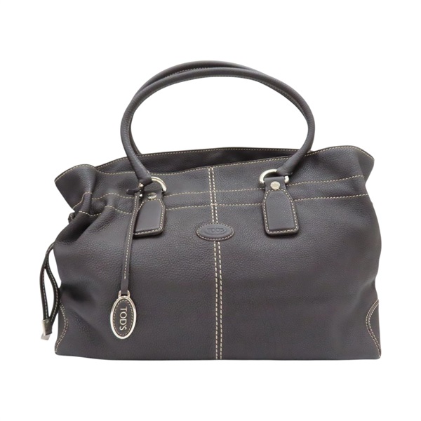 棕色 牛皮 D-Bag Leather Tote 肩背包【TOD'S 托德斯】