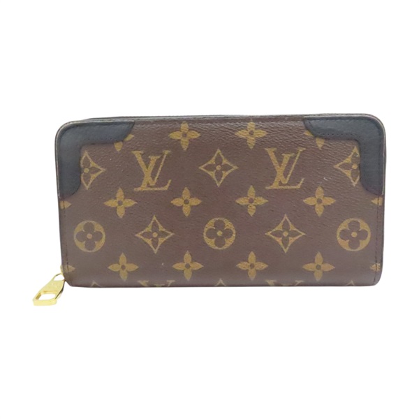 棕色 原花帆布 Zippy Retiro 拉鍊長夾 M61855【LOUIS VUITTON LV 路易威登】 M61855