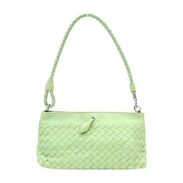 綠色 牛皮 Shoulder Pouch 肩背包【BOTTEGA VENETA BV 寶緹嘉】 120773