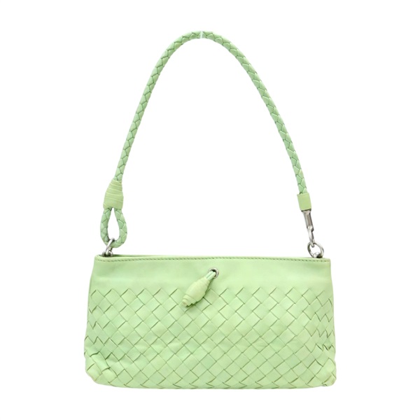 綠色 牛皮 Shoulder Pouch 肩背包【BOTTEGA VENETA BV 寶緹嘉】 120773